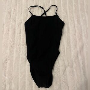 Jolyn Black Fixed Back Swimsuit